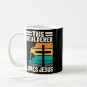 Bouldering Christians Climber Boulderer Artificial Kaffeetasse (Links)