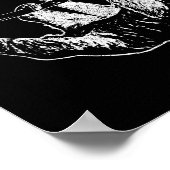 Bouldering Faultier Lustiger Kletterer Boulderer  Poster (Ecke)