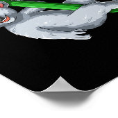 Bouldering Felsenklettern Karabiner Koala Poster (Ecke)