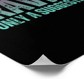 Bouldering Gavity Is Only A Suggestion Boulderer _ Poster (Ecke)