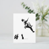 Bouldering Graphic Postkarte (Stehend Vorderseite)