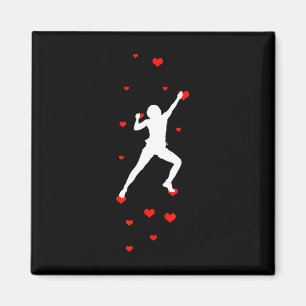 Bouldering Hearts Kletterer Boulderer Künstlicher Magnet