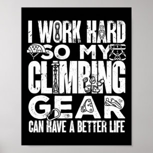 Bouldering Meine Kletterausrüstung kann ein besser Poster