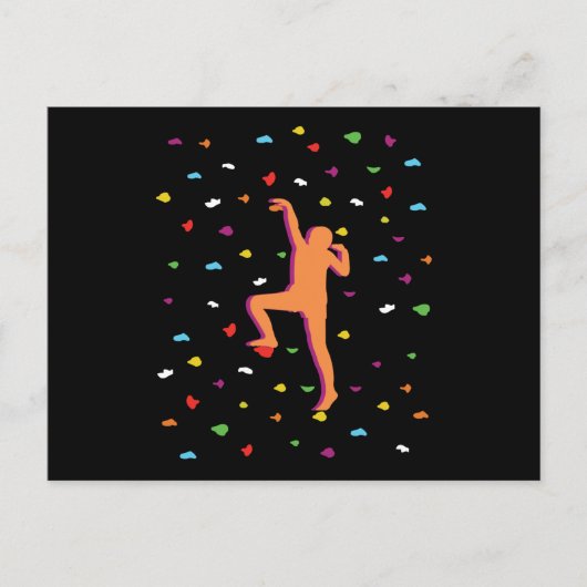 Bouldering Postkarte (Vorderseite)