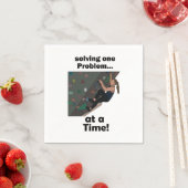 Bouldering-Problemlöser Kletterparty Serviette (Beispiel)