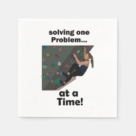 Bouldering-Problemlöser Kletterparty Serviette