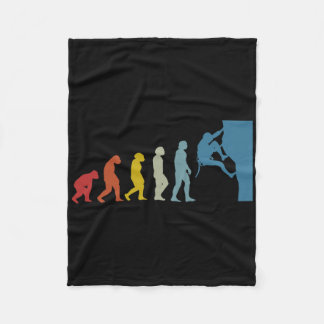 Bouldering Rock Climbing Evolution Dad  Fleecedecke