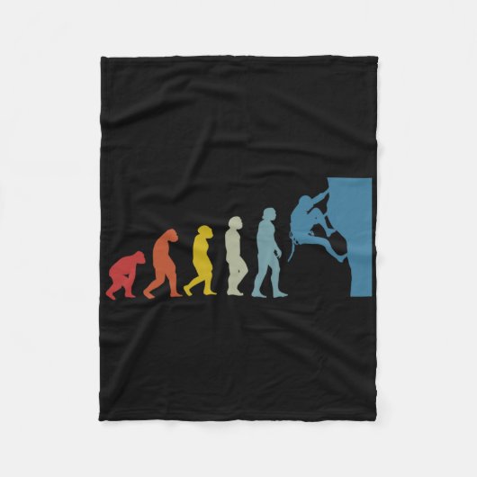 Bouldering Rock Climbing Evolution Dad Fleecedecke (Vorderseite)