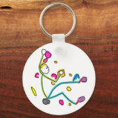 Bouldering Stickman Schlüsselanhänger (Rückseite)