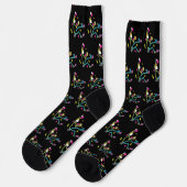 Bouldering Stickman Socken (Linkes Detail)