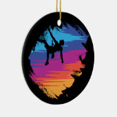 Bouldering - Störendes Retroklettern Keramik Ornament (Rechts)