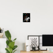 Bouldering- und Rock Climbing-Panda Poster (Heimbüro)