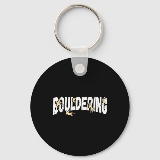 Boulderklettern schlüsselanhänger (Vorderseite)