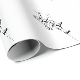 Bouldern Kletternwand Geschenkpapier