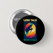 Bouldern Retro Bergsteigen Bergsteigen Boulderer Button (Vorne & Hinten)