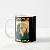 Bouldern Retro Bergsteigen Bergsteigen Boulderer Kaffeetasse (Links)