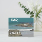 Boulders Beach - VATER You ROCK - Postkarte (Stehend Vorderseite)