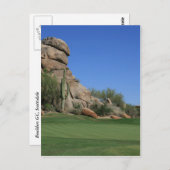 Boulders Postkarte (Vorne/Hinten)