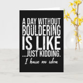 Boulding lustiges Sportgeschenk Karte (Gelbe Blume)