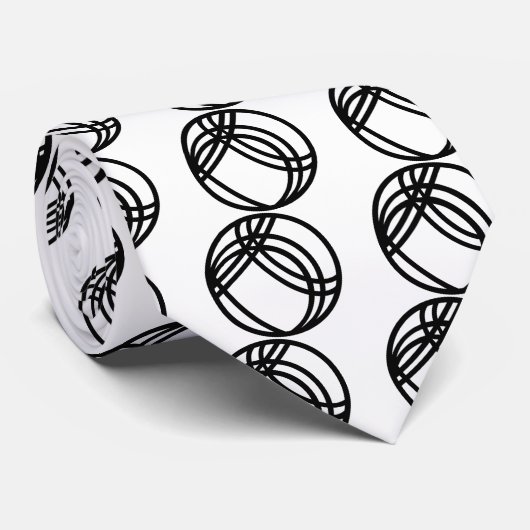 Boule Boccia Ball Krawatte (Gerollt)