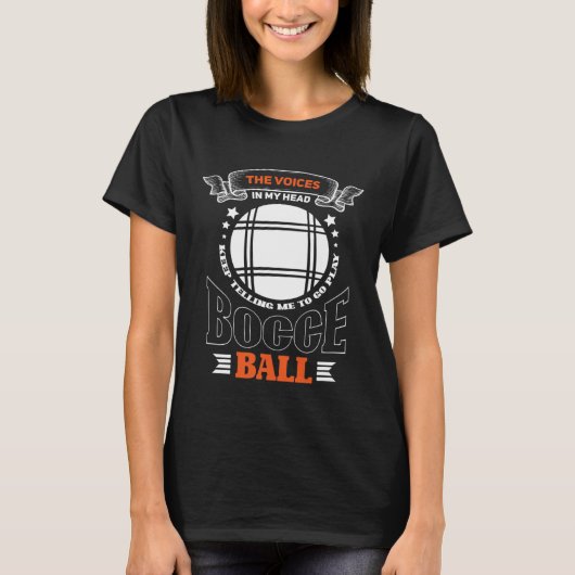 boule boccia for boccia players T-Shirt (Vorderseite)