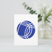 Boule Boccia Petanque Postkarte (Stehend Vorderseite)