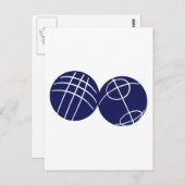 Boule-Boule-Boule Postkarte (Vorne/Hinten)