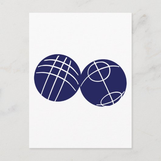 Boule-Boule-Boule Postkarte (Vorderseite)