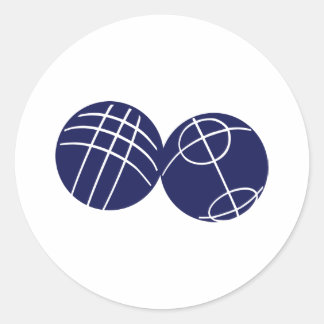 Boule-Boule-Boule Runder Aufkleber