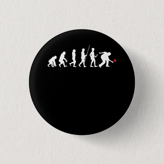 Boule Evolution Ideal Petanque Boccia Bocce Sport Button (Vorderseite)