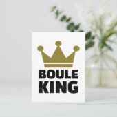Boule King Champion Postkarte (Stehend Vorderseite)