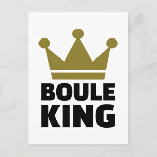 Boule King Champion Postkarte