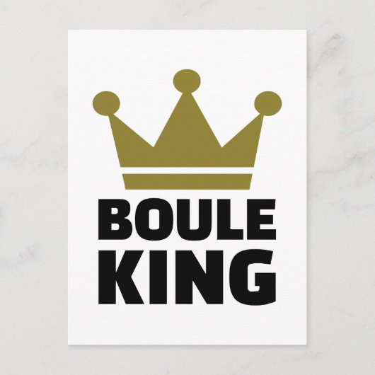Boule King Champion Postkarte (Vorderseite)