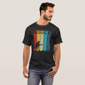 Boule-Player-Retro-Design - Boccia Boules T-Shirt (Vorne ganz)