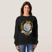 Boule Queen Petanque Crown Ball Boule Bocce King Sweatshirt (Vorne ganz)