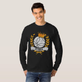 Boule Queen Petanque Crown Ball Boule Bocce King T-Shirt (Vorne ganz)