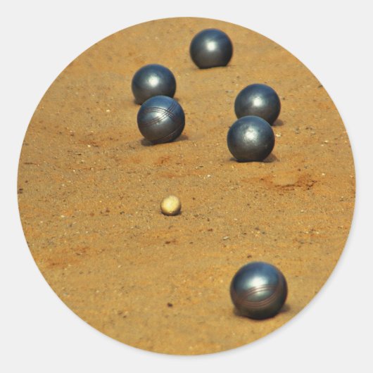 Boule Runder Aufkleber (Vorderseite)