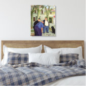 Boules Players Leinwanddruck (Insitu (Schlafzimmer))