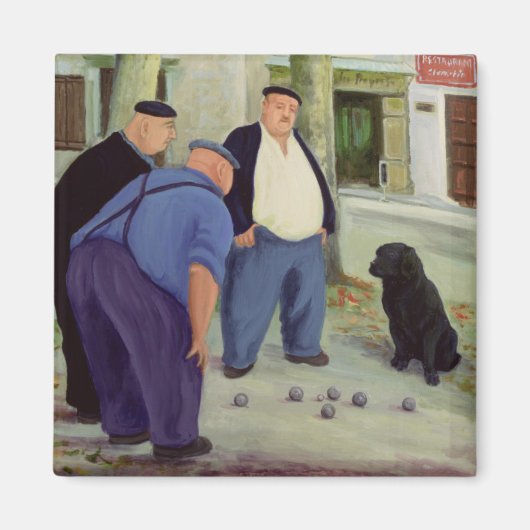 Boules Players Magnet (Vorne)