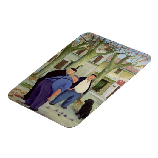 Boules Players Magnet (Linke Seite)