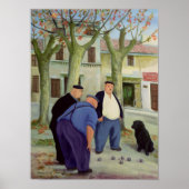 Boules Players Poster (Vorne)
