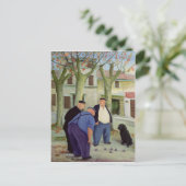 Boules Players Postkarte (Stehend Vorderseite)