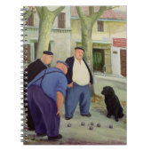 Boules-Spieler Notizblock (Vorderseite)