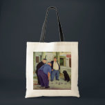 Boules-Spieler Tragetasche<br><div class="desc">Boules-Spieler (Öl auf Leinwand) Loxton Margaret/private Sammlung/Bridgeman Bilder rollt u. Skittles Frankreich (ausschließlich Paris) - Europa-Ball-Sport-Europa Innenspiel-ländliche Szenen</div>