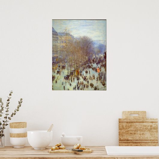 Boulevard Capucines von Claude Monet Poster (Küche)