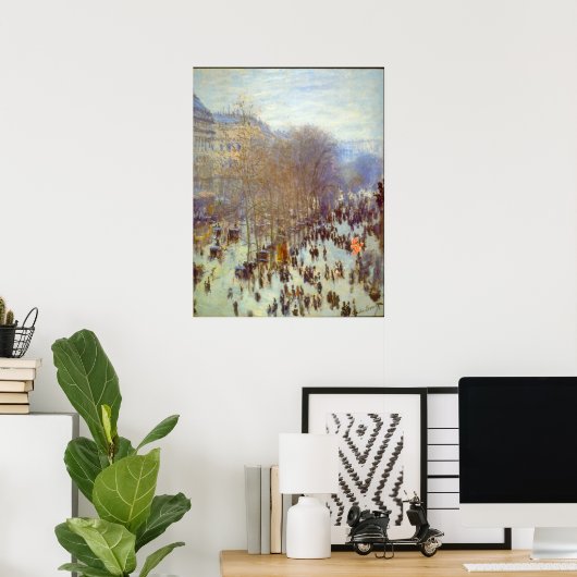 Boulevard Capucines von Claude Monet Poster (Heimbüro)