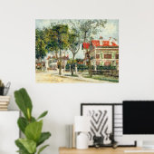 Boulevard Carnot in Noyon Poster (Heimbüro)
