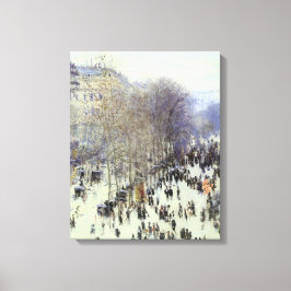 Boulevard de Capucines Wrapped Canvas Leinwanddruck