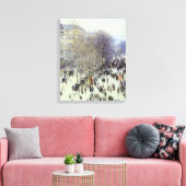 Boulevard de Capucines Wrapped Canvas Leinwanddruck (Insitu (Wohnzimmer))