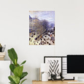 Boulevard des Capucines von Claude Monet, Fine Art Poster (Heimbüro)